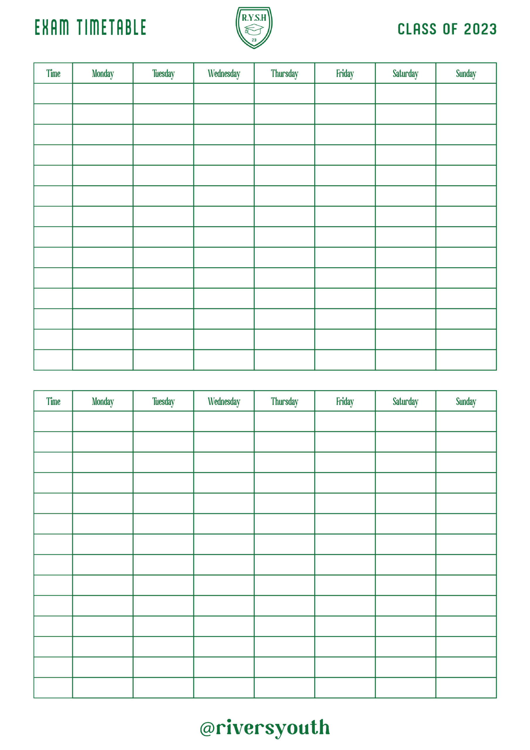 10 hours study time table with school