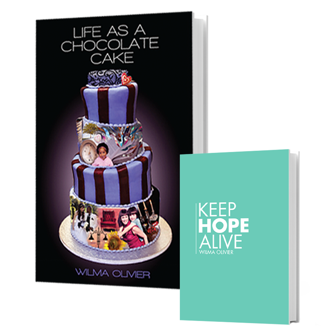Keep Hope Alive & Life as a Chocolate Cake Bundle Rivers Store Keep Hope Alive & Life as a Chocolate Cake Bundle Rivers Store