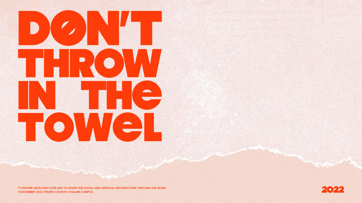 Don't Throw In The Towel Rivers Store